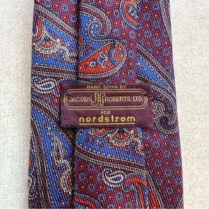 Jacob Roberts for Nordstrom Italian 40oz. Foulard Silk Paisley Tie